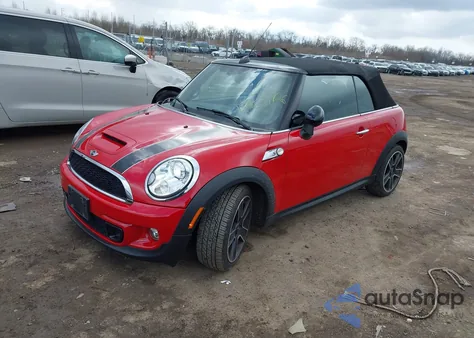 2015 Mini Convertible Cooper S z USA, uszkodzony, nr VIN WMWZP3C51FT708743
